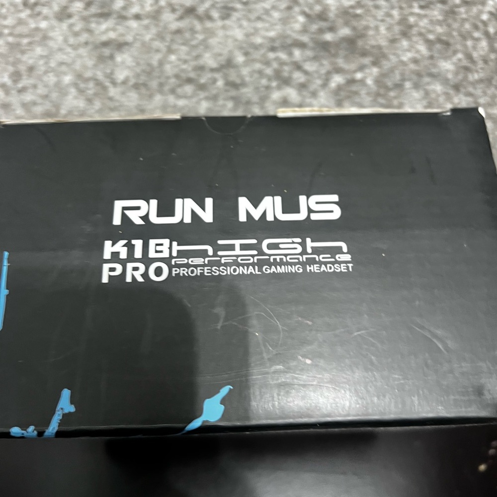 Runmus K1b Gaming Headset Professional High Performance XBox One New In Box - Picture 3 of 7